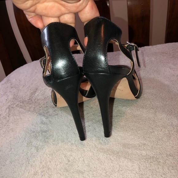 JOAN OLOFF Gigi Mary Jane High-Heel Sandals Sz 8.5 - Picture 5 of 12